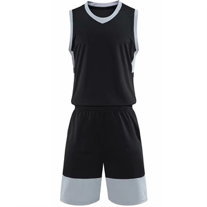 Ventes en gros de nouveaux uniformes de basket-ball pour adultes, design tendance, respirants, grande taille, séchage rapide, ensemble d'uniformes de basket-ball sublimés - Product Image 5