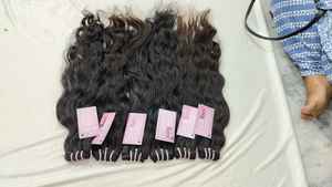 Extensiones de cabello humano sin procesar indio de alta calidad Embalaje personalizado disponible para Drop Shipping Jerry Hair Exports - Product Image 5