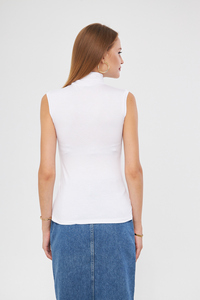 Col roulé sans manches Viscose Body Slim Fit décontracté Relax et élégant sous-vêtement avec fonction anti-boulochage - Product Image 6