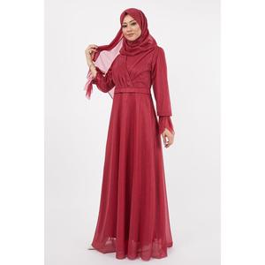 Vestido Abaya con Cintura Natural y Detalles Simples - Product Image 6