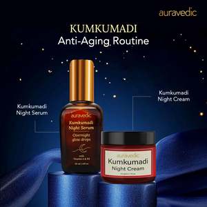Kumkumadi Premium Night Care Herbal <b>Face</b> and Body Skincare with Licorice Root Centella Ginseng Aloe for Home Use - Product Image 2