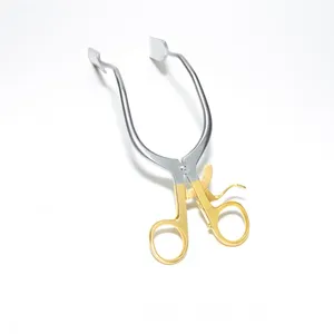 Détenseur dorsal articulé modulaire Hintermann en acier inoxydable avec revêtement céramique, instrument chirurgical dentaire manuel 12 cm - Product Image 1