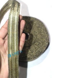 High Quality Handmade Gold Thread Mylar Braid <b>Lace</b> Professional Design Ceremonial Bullion Wire Braid <b>Lace</b> - Product Image 2