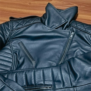 แจ็คเก็ตบอมเบอร์แบบกำหนดเอง แจ็คเก็ตหนัง แจ็คเก็ตหนังผู้ชาย ขายส่งแจ็คเก็ตหนังแบบ OEM แจ็คเก็ตนักแข่งหนังสำหรับผู้หญิง - Product Image 3
