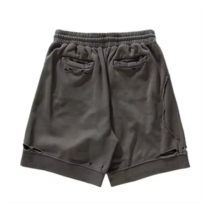 Pantalones Cortos Deportivos Personalizados para Hombre, Cómodos, Elásticos, de Felpa de Algodón, con Estampado Sólido, con Bolsillos, Talla 6XL, Lisos - Product Image 2