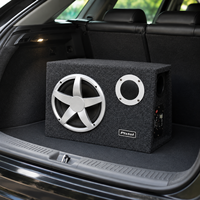 Caja de Subwoofer Activo para Auto de 10 Pulgadas, 118, 12V, USB, SD, MP3, Amplificador Incorporado, Altavoz de Bajos, Sistema de Audio para Auto