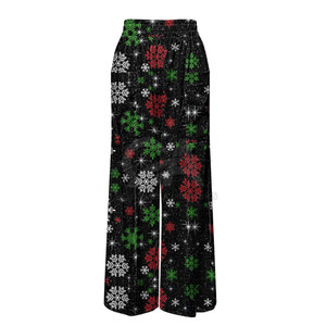 Pantalones Navideños de Diseño Único para Mujer, Talla Grande, Secado Rápido, Pantalones Navideños al por Mayor, Pantalones de Año Nuevo para Mujer - Product Image 5