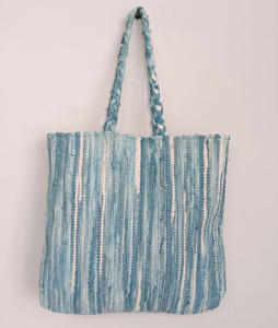 Bolso Tote Cruzado Vintage Bohemio de Moda para Mujer, Cierre Abierto, Algodón, Yute, Borla, Ecológico, Gran Capacidad, Uso Diario, Estilo Indio - Product Image 4