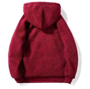 Gran oferta de sudaderas con capucha de lana de invierno para hombre 100% algodón transpirable básico Color sólido logotipo personalizado de talla grande para hombres y mujeres - Product Image 5