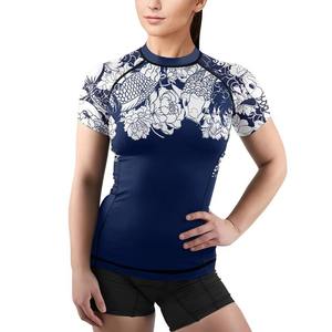 <b>women</b> Youth Training <b>Rash</b> <b>guard</b> Short Sleeve Comfortable Stretch Fit Quick Dry Active Sports Shirt - Product Image 1