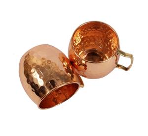 Taza de cobre ecológica de suministro al por mayor para una vida sostenible y presentaciones de bebidas de moda disponibles al mejor precio - Product Image 2