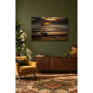 Impression sur toile Fida Pier and Stones at Sunset - Product Image 3