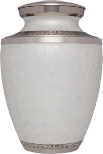 Handmade <b>Large</b> Adult European Style Mosaic Aluminium Glass Cremation <b>Urn</b> Unique Funerals Supply Individual Tiles Applied Burial - Product Image 5