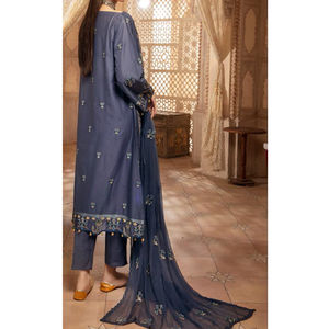 ชุดปาร์ตี้3ชิ้นสำหรับผู้ใหญ่ชุดเดรสฤดูร้อนสไตล์อินเดียสำหรับผู้หญิง - Product Image 2