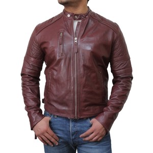 Chaqueta de cuero acolchada duradera y elegante para hombre con puños ajustables Chaqueta de talla grande de varios colores para hombre Envío DDP - Product Image 2