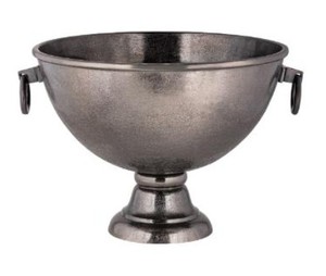 Bol en métal avec base en métal, design unique, forme ronde, bol de service de fruits secs pour la maison, l'hôtel et le restaurant. - Product Image 5