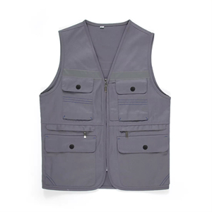 2024 Servicio OEM Ropa de trabajo al aire libre Peso ligero Transpirable Secado rápido Lavable Impresión de logotipo personalizado Chaleco de seguridad de secado rápido - Product Image 1