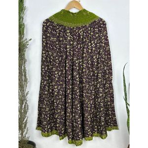 Pijama Boho Vintage de Seda Reciclada con Cordón Ajustable, Pierna Ancha, Talla Única, Ropa Cómoda para Dormir y Playa, Ideal para Regalo de Navidad - Product Image 1