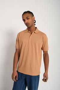 Polo básico de algodón 100% para hombre, camisa verde sólida, transpirable, con ajuste muscular, botón clásico, manga corta, elegante, para negocios, para deportes, de negocios, para hombre - Product Image 3