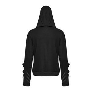 เสื้อฮู้ดมีซิปสำหรับผู้ชายผ้าฝ้ายเทอร์รี่แอซิดแบบปรับแต่งได้เสื้อครอปซิปสำหรับผู้ชาย - Product Image 3