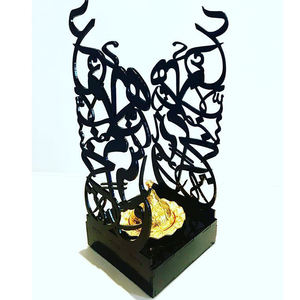 Decoración de Ramadán, Portavelas Árabe de Metal Dorado de Alta Calidad para Bodas, Fiestas y Decoración del Hogar - Product Image 1