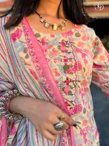 Premium Heavy Mirror Work Kurti Pant Dupatta Set Excelente calidad Perfecto para bodas y exteriores al mejor precio - Product Image 4