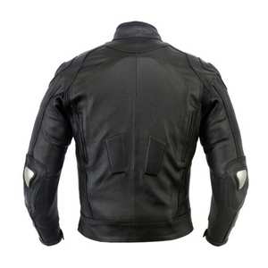 Automne hiver hommes décontracté fermeture éclair PU veste en cuir hommes vêtements mince à manches longues en cuir mode veste moto veste - Product Image 4