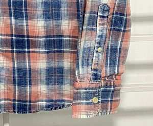 เสื้อเชิ้ตแขนยาวผ้าฝ้าย100% ผู้ชายระบายอากาศได้ดีสีพื้นป้องกันริ้วรอยผ้าครามปักลายแฟชั่นย้อมสี - Product Image 3