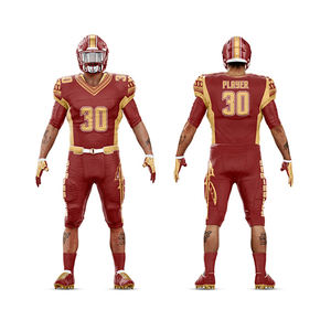 Unisex Custom Designed American <b>Football</b> Uniform Jersey High Quality Polyester Top Fabric Set Sports Wear Hot Sale - Product Image 1