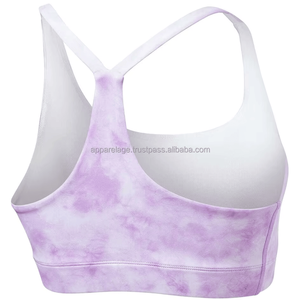 Soutien-gorge de sport pour femme, léger, à séchage rapide, respirant, réversible, grande taille, couleur unie, polyester/coton - Product Image 2