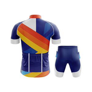 Venta caliente Uniforme de ciclismo para hombres y ropa deportiva Logotipo personalizado Mejor diseño Fabricantes altos Conjunto de pantalones cortos - Product Image 2