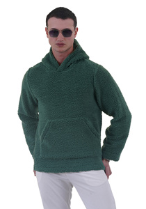 Sudaderas con Capucha para Hombre, 100% Algodón, Gruesas, de Felpa, Estampadas, con Patrón Sólido, Tejidas, Personalizadas, Antiarrugas - Product Image 6