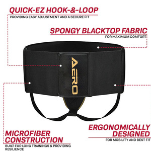 Equipo de entrenamiento de cuero Premium Copa Ajuste seguro Protector de ingle para Artes Marciales MMA Kickboxing Boxeo Protección DE SEGURIDAD Ajuste seguro - Product Image 3