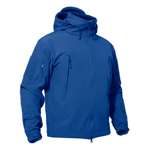 Veste Softshell pour homme, coupe-vent, à capuche, polaire, imperméable, pour sports d'hiver en plein air, veste Softshell à capuche pour homme - Product Image 3