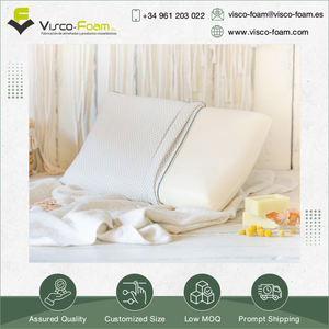 Almohada lavable con relleno de espuma viscoelástica de lujo hecha en poliéster/algodón de buena calidad a la mejor venta en España disponible al mejor precio - Product Image 4