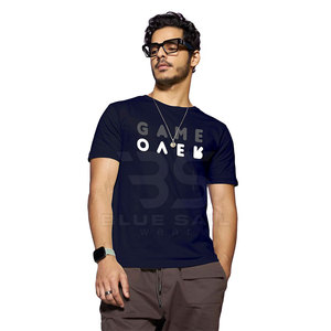 T-shirt pour homme à col rond, tissu doux de qualité supérieure, adapté aux voyages, à la salle de sport et au style de vie décontracté, t-shirt élégant pour homme à col rond - Product Image 4