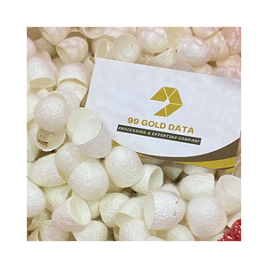 White <b>Silkworm</b> Cocoon Raw Silk for Exfoliation and DIY Decorative Crafts - Product Image 1