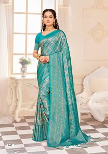 Nouveau catalogue Kanjivaram sari en soie pour femmes - Product Image 3