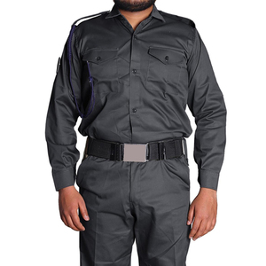 Precio de fábrica personalizado tamaño de los hombres uniformes de seguridad/último nuevo diseño de la guardia de seguridad uniforme a precios bajos - Product Image 4