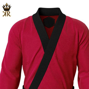 ชุดอุปกรณ์ศิลปะการต่อสู้จิวจิสึจีไออุปกรณ์ฝึกแบบดั้งเดิมสำหรับผู้ใหญ่สีแดงและสีดำ2024 - Product Image 5