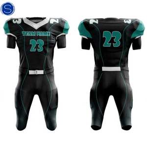 Reversible Breathable American Football Jersey with Anti-Bacterial Protection and Custom Team <b>Name</b> Option - Product Image 3