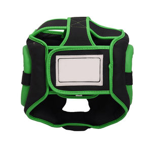 Mejor diseño de desgaste de boxeo hecho a medida nueva llegada desgaste de lucha de peso ligero con protector de cabeza para MMA Fitness cuero PU Material - Product Image 3