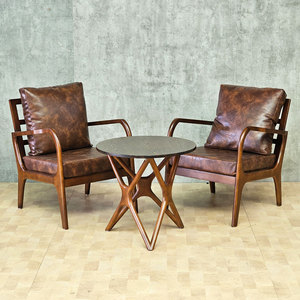 CBSF021 Living Room <b>Sofa</b> Set with Comfortable Cafe <b>Table</b> and Chairs for Home or Cafe Use - Product Image 3