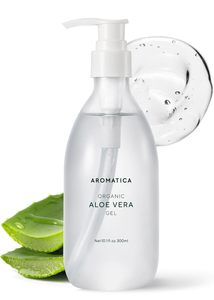 AROMATICA Gel d'aloe vera biologique (10,14 oz/300 mL), 10,14 oz, 300 mL - Product Image 1