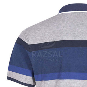 Couleur unie brodée tricotée respirante de haute qualité hommes grande taille pour chemises 100% coton à manches courtes vêtements d'été ODM OEM - Product Image 5