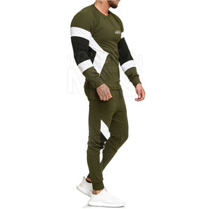 Trajes de sudor informales de secado rápido para hombre, Colección gris de alta calidad, diseño personalizado único de invierno, conjunto sólido de talla grande con Logo - Product Image 5