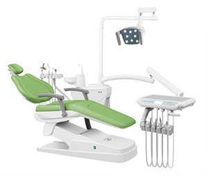 Stile nuovo KJ-917 sedia dentale <span class=keywords><strong>unit</strong></span>à con sensore lampada a Led economia germania cassa in legno CE attrezzature mediche prezzo elettricità di listino - Product Image 4