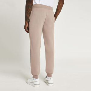 Cotton Made Casual Straight Breathable Men's Winter Warm Jogger Sweatpants Comfortable <b>Elastic</b> <b>Waistband</b> - Product Image 4