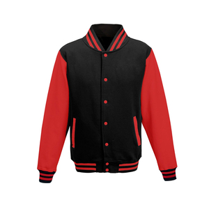 Veste de baseball de conception personnalisée en usine manches longues en cuir vêtements de sport unisexe Varsity CollegeBaseballjacket pour hommes expédition DDP - Product Image 5