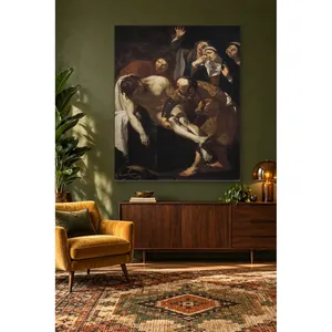 Fida Van Baburen - Impression sur toile : Le dépôtement de Christ et les veilleuses funèbres - Product Image 2